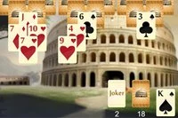 Anticul Rome te cheamă în acest joc de solitaire Tripeaks