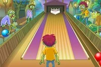 Ajută-ți zombie-ul să doboare popicele de bowling