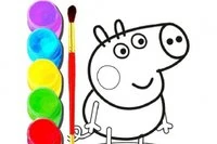 Ajută la colorarea prietenilor și rudelor lui Peppa!