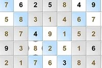 Joc zilnic Sudoku cu o regulă suplimentară pentru diagonale