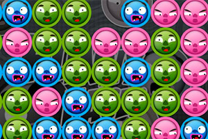 Emoticoane colorate în rânduri, fiecare exprimând diferite expresii faciale, fundal închis