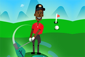 One shot golf simulator is the battle of golf rivals to become the golf king worldwide