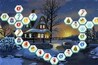 Joc Mahjong Hex Connect pentru Crăciun