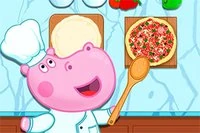 Hippo Pizzeria este un joc de gătit foarte drăguț