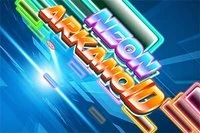 Joc Arkanoid distractiv în stil Neon