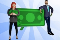 Rich Couple Run este un joc de puzzle simplu și captivant pentru copii!
